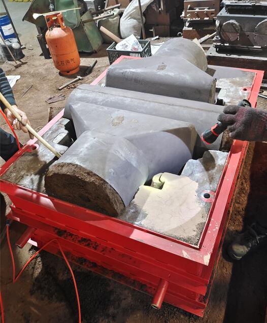 Bagéan gedhe dening casting pasir aluminium
